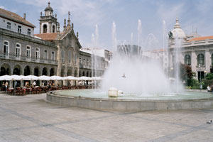 Praça da Republica in Braga Nordportugal